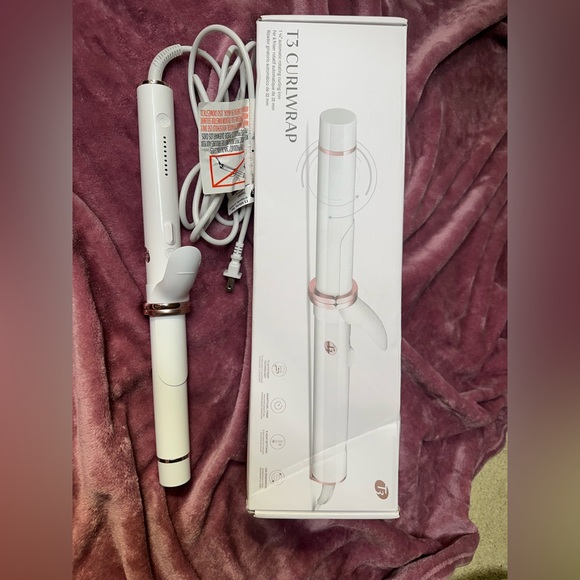 T3 White and Rose Gold Styling Wand main image 7
